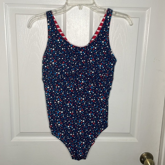 Lands' End UPF 50 Reversible Scoopneck One-Piece Swimsuit - Picture 3 of 6